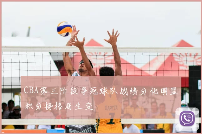 CBA第三阶段争冠球队战绩分化明显积分榜格局生变