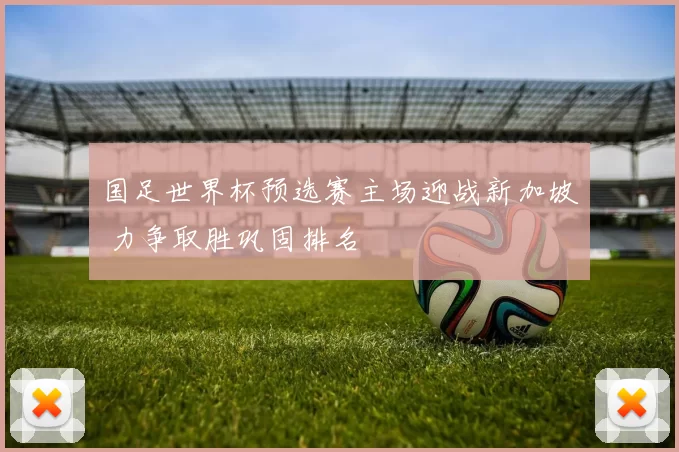 国足世界杯预选赛主场迎战新加坡 力争取胜巩固排名